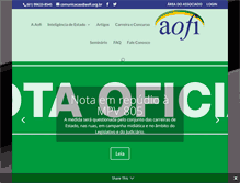 Tablet Screenshot of aofi.org.br